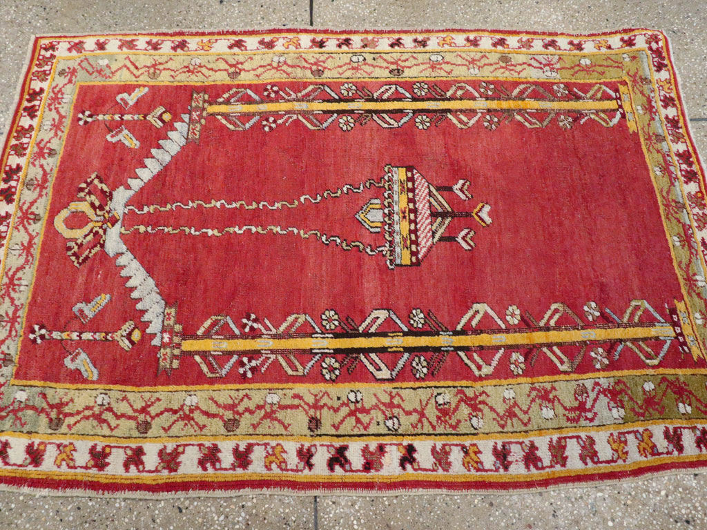 Antique Turkish Ghiordes Rug, No.15924 - Gss