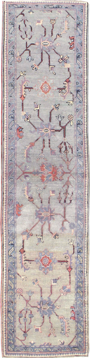 Antique Turkish Oushak Runner, No.15931 - Gss