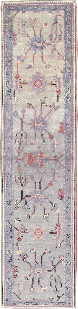 Antique Turkish Oushak Runner, No.15931 - Gss