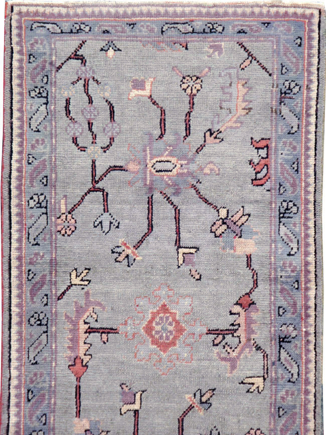 Antique Turkish Oushak Runner, No.15931 - Gss