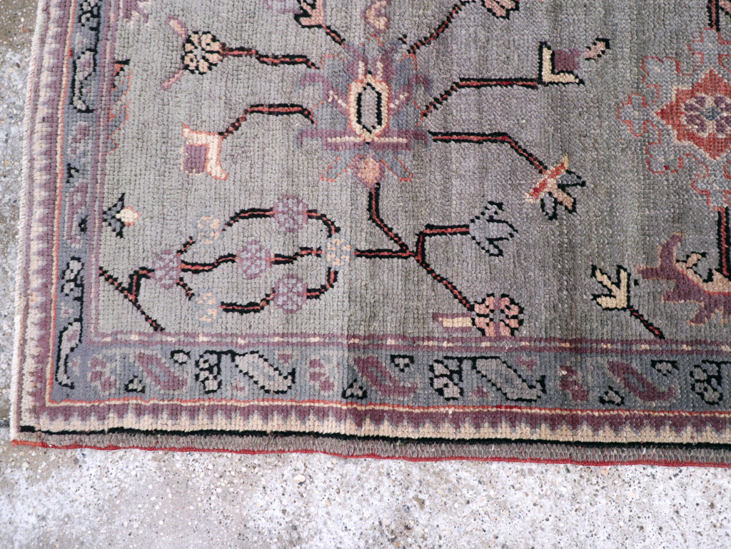 Antique Turkish Oushak Runner, No.15931 - Gss