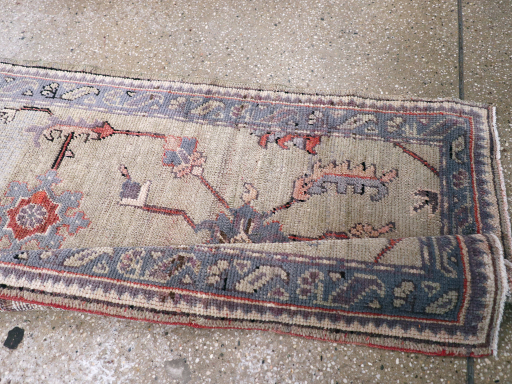 Antique Turkish Oushak Runner, No.15931 - Gss