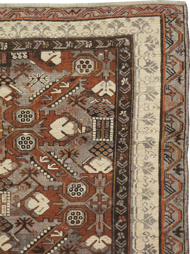Antique Caucasian Zeikhour Carpet, No.15935 - Gss