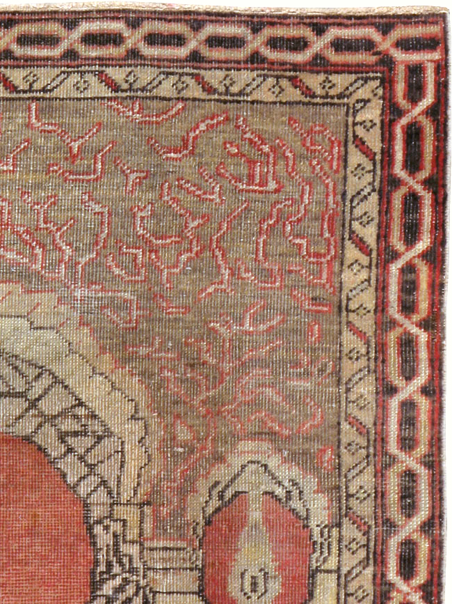 Antique Turkish Oushak Rug, No.15937 - Gss