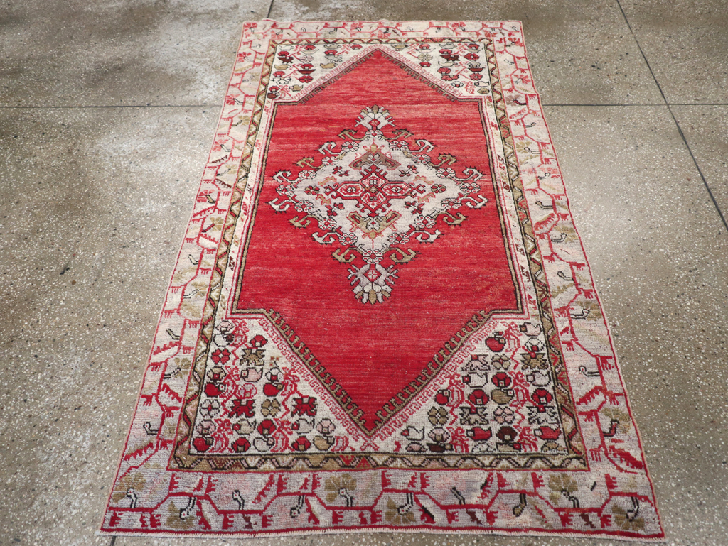 Vintage Turkish Oushak Rug, No.15939 - Gss