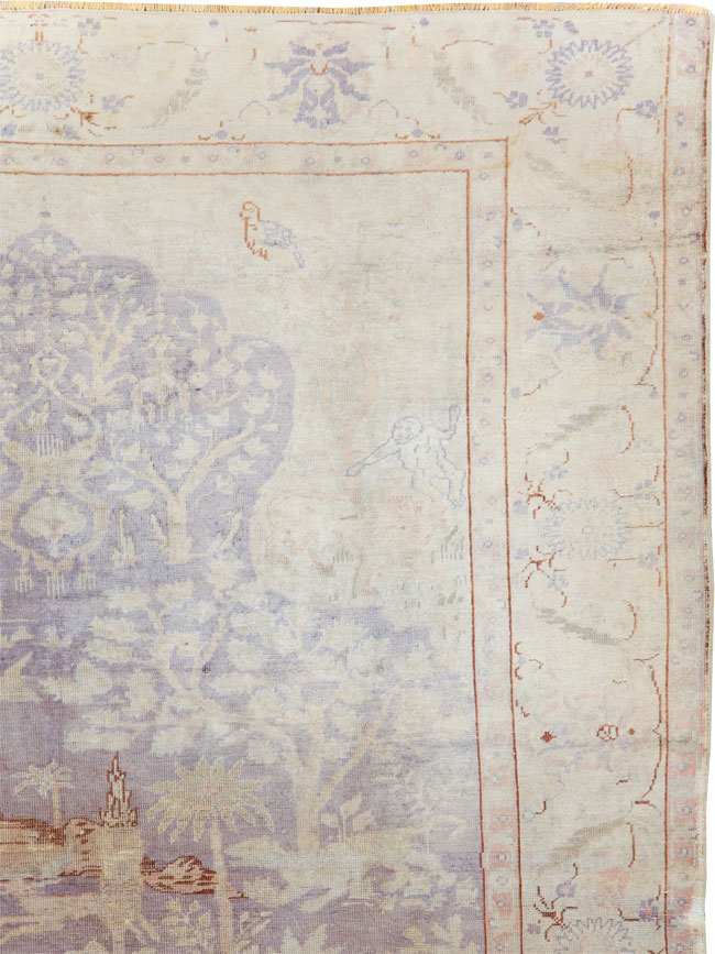 Vintage Turkish Kayseri Rug, No.15950 - Gss