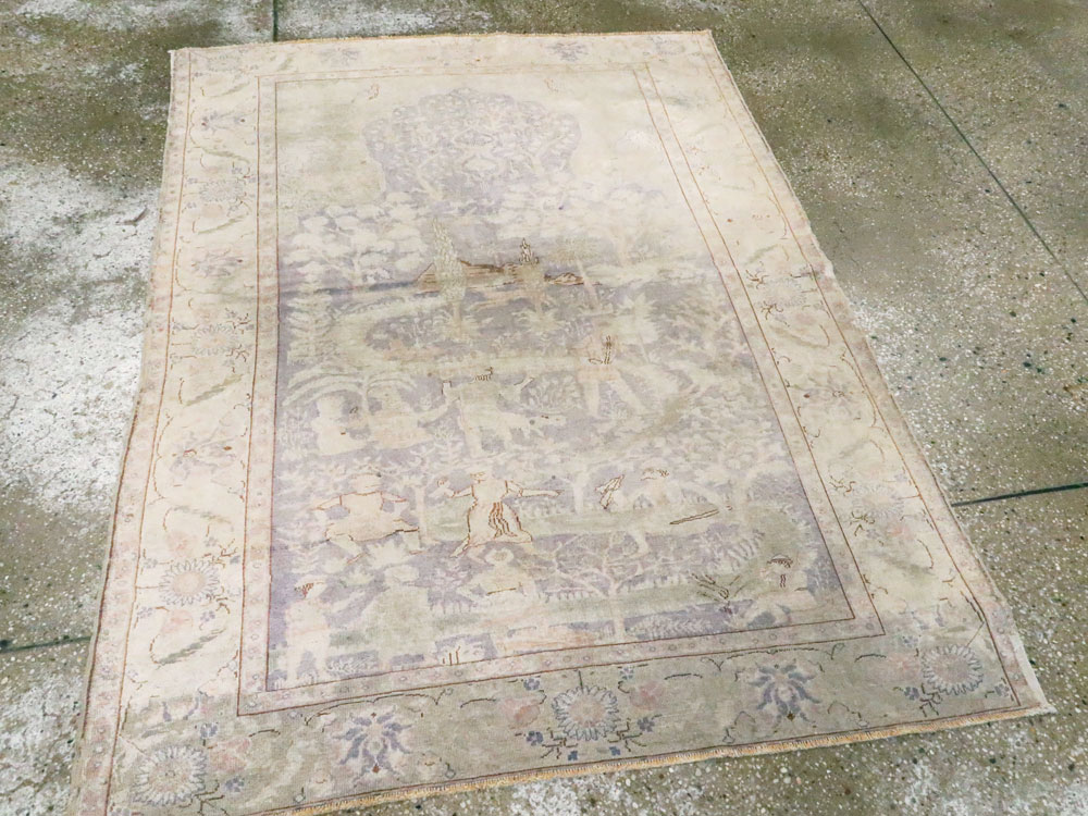 Vintage Turkish Kayseri Rug, No.15950 - Gss