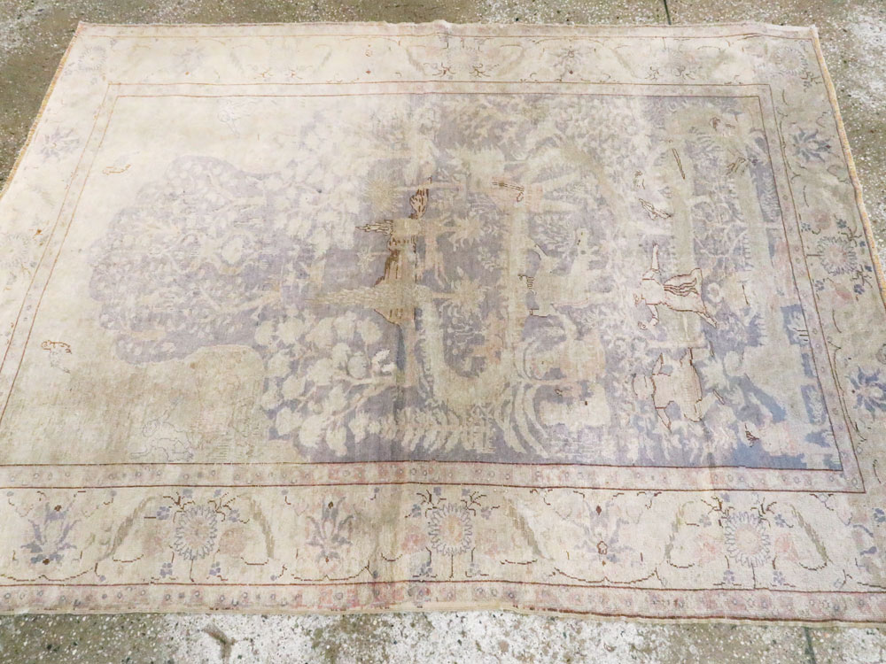 Vintage Turkish Kayseri Rug, No.15950 - Gss