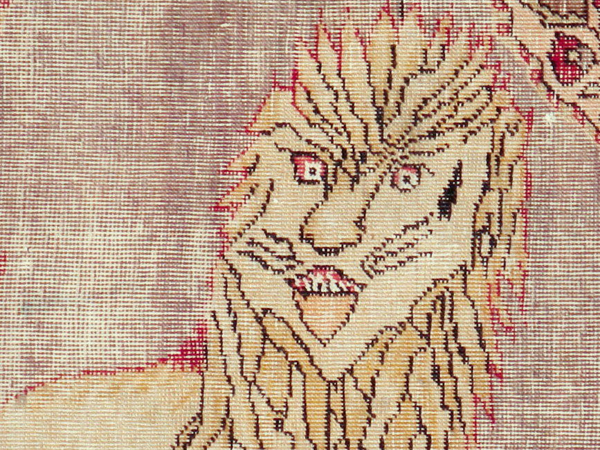 Vintage Turkish Sivas Pictorial Rug, No.15956 - Gss