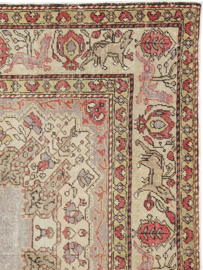 Vintage Turkish Sivas Pictorial Rug, No.15956 - Gss