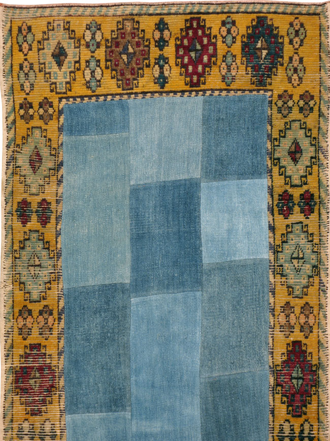 Modernist Patchwork Flatweave Kilim, No.15966 - Gss