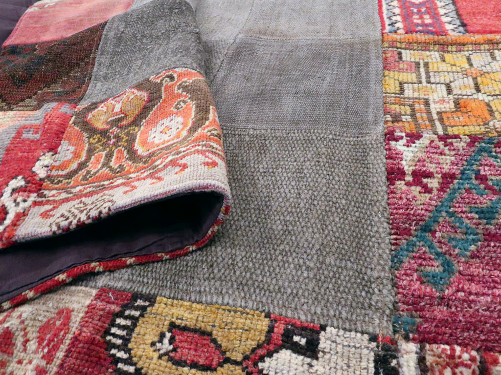 Vintage Patchwork Kilim, No.15967 - Gss