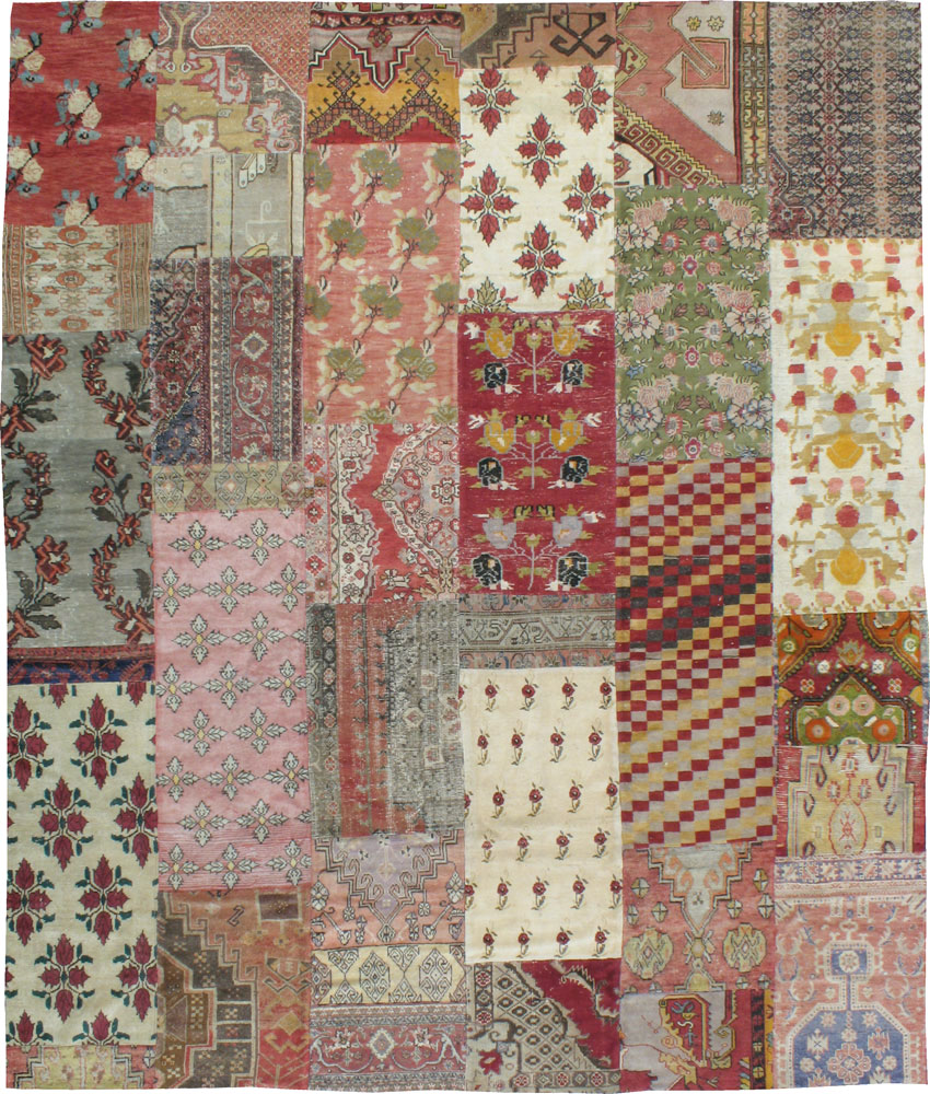 Vintage Turkish Anatolian Patchwork carpet, No.15968 - Gss
