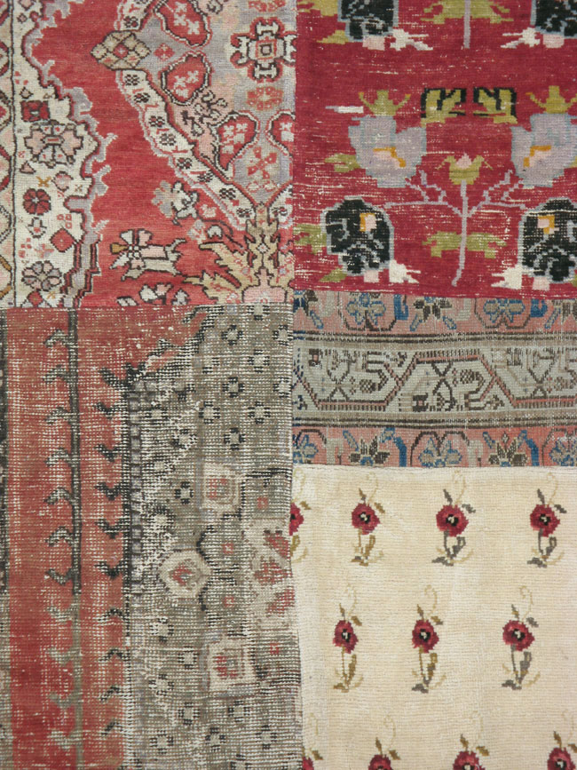 Vintage Turkish Anatolian Patchwork carpet, No.15968 - Gss