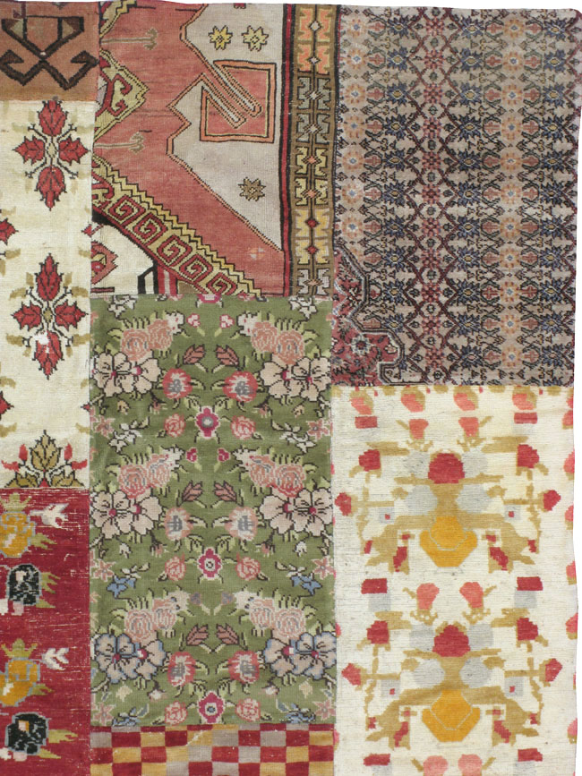 Vintage Turkish Anatolian Patchwork carpet, No.15968 - Gss