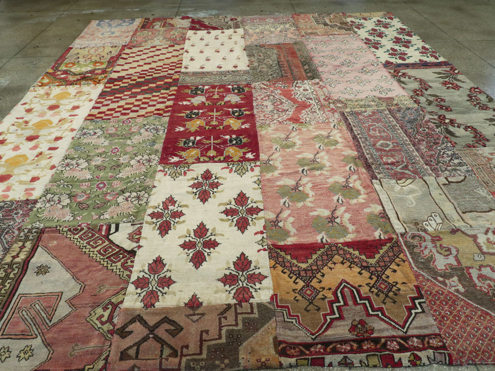 Vintage Turkish Anatolian Patchwork carpet, No.15968 - Gss