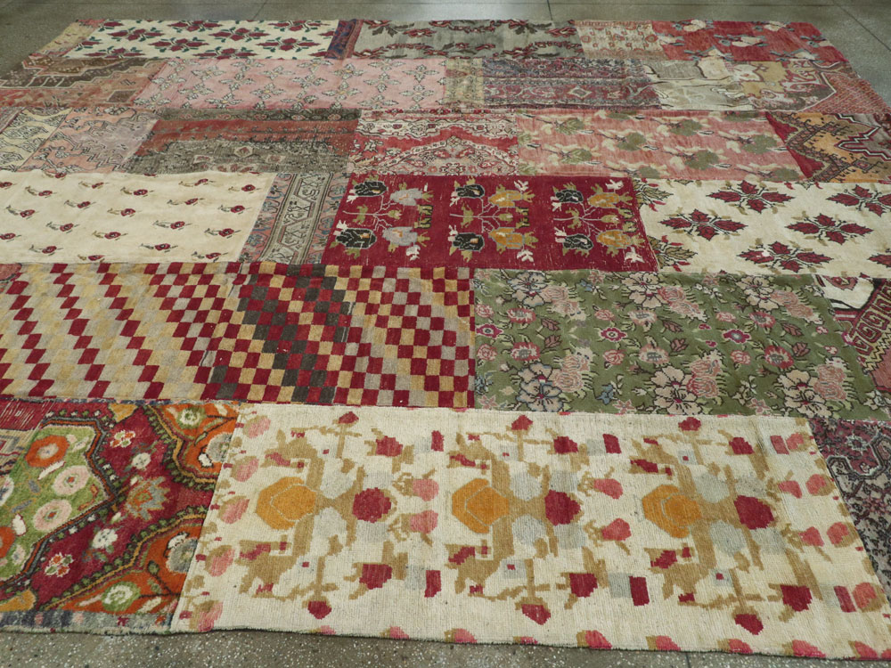 Vintage Turkish Anatolian Patchwork carpet, No.15968 - Gss
