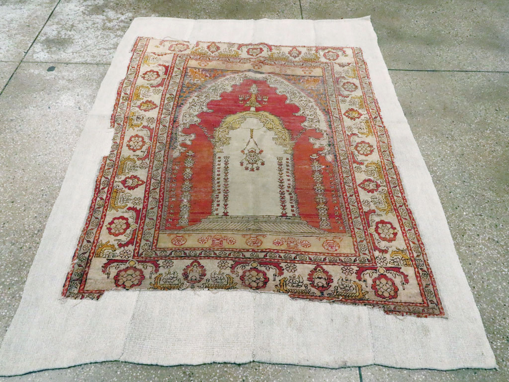 Antique Turkish Ghiordes Rug, No.15972 - Gss