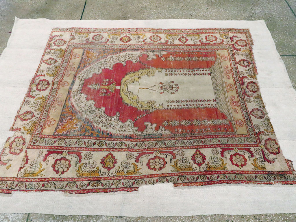 Antique Turkish Ghiordes Rug, No.15972 - Gss