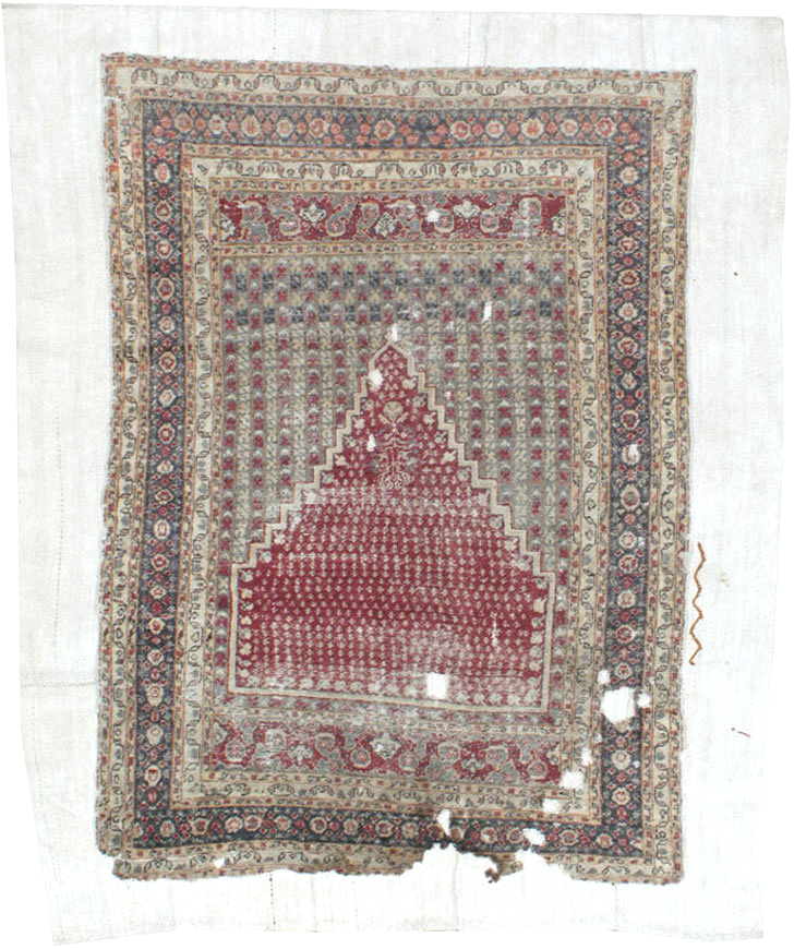 Antique Turkish Ghiordes Rug, No.15973 - Gss