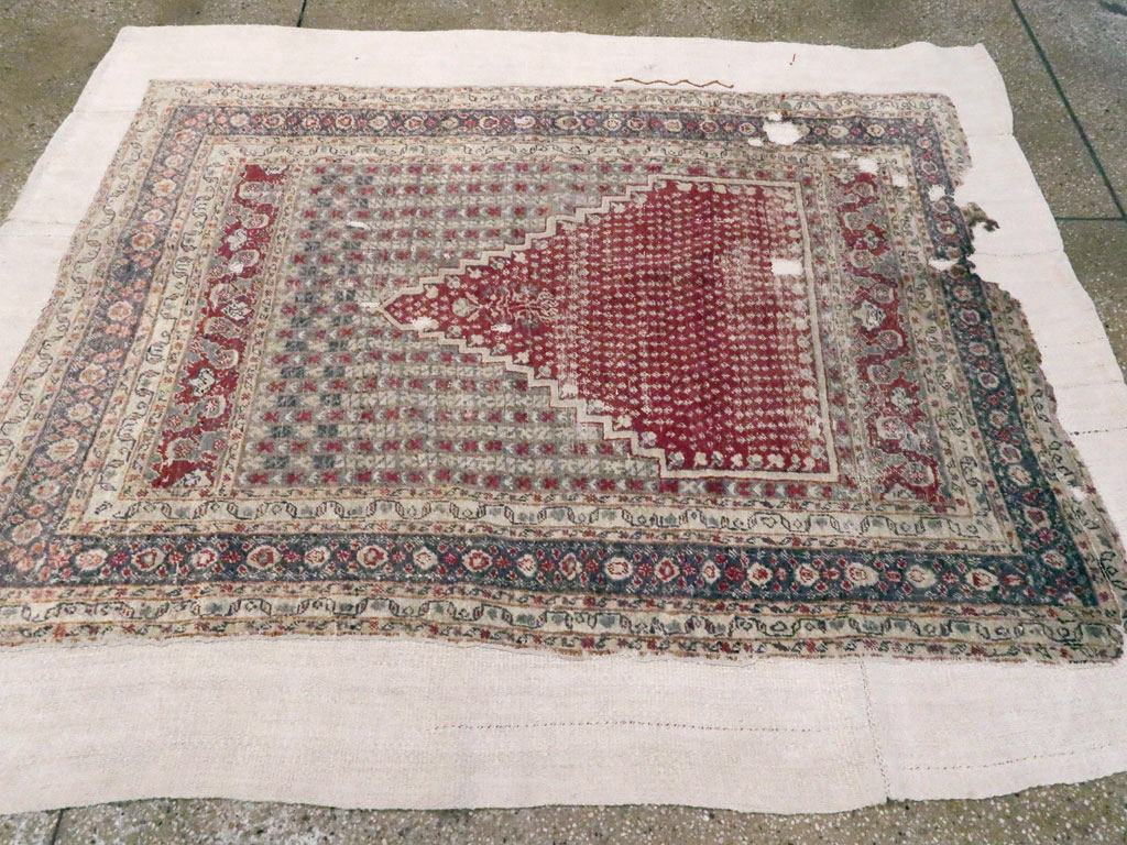 Antique Turkish Ghiordes Rug, No.15973 - Gss
