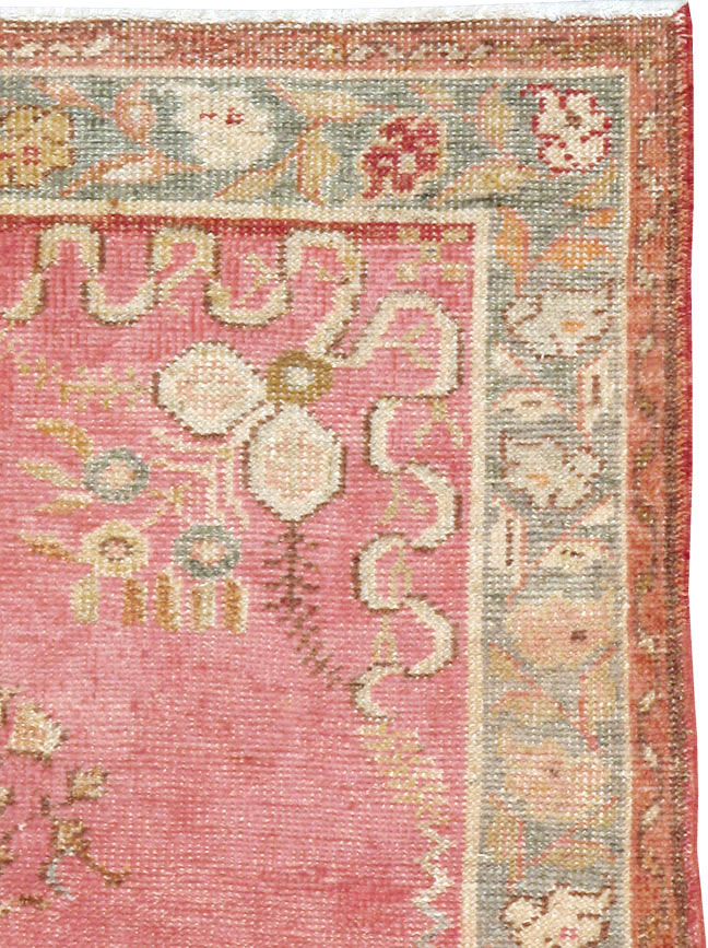 Antique Turkish Oushak Rug, No.15988 - Gss