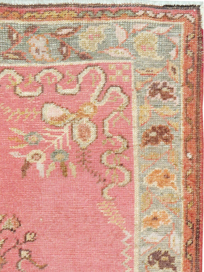 Antique Turkish Oushak Rug, No.15988 - Gss