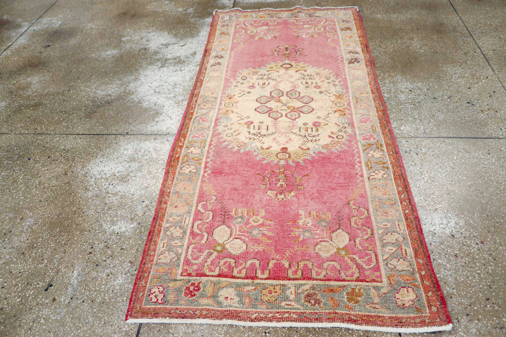 Antique Turkish Oushak Rug, No.15988 - Gss