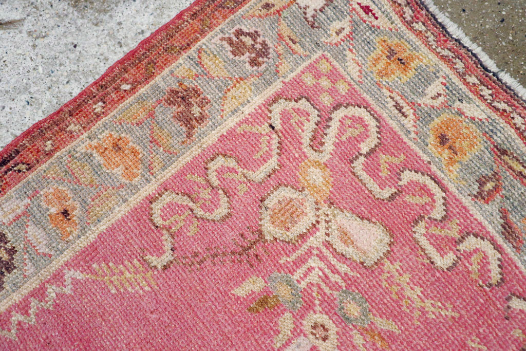 Antique Turkish Oushak Rug, No.15988 - Gss