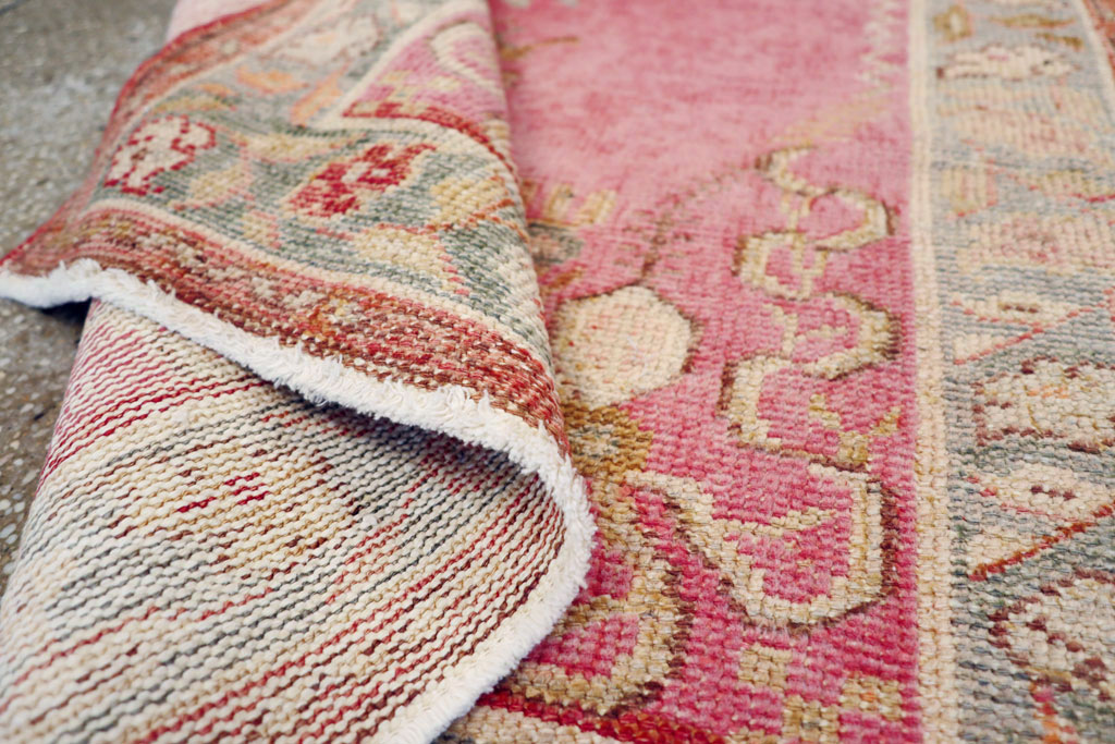 Antique Turkish Oushak Rug, No.15988 - Gss