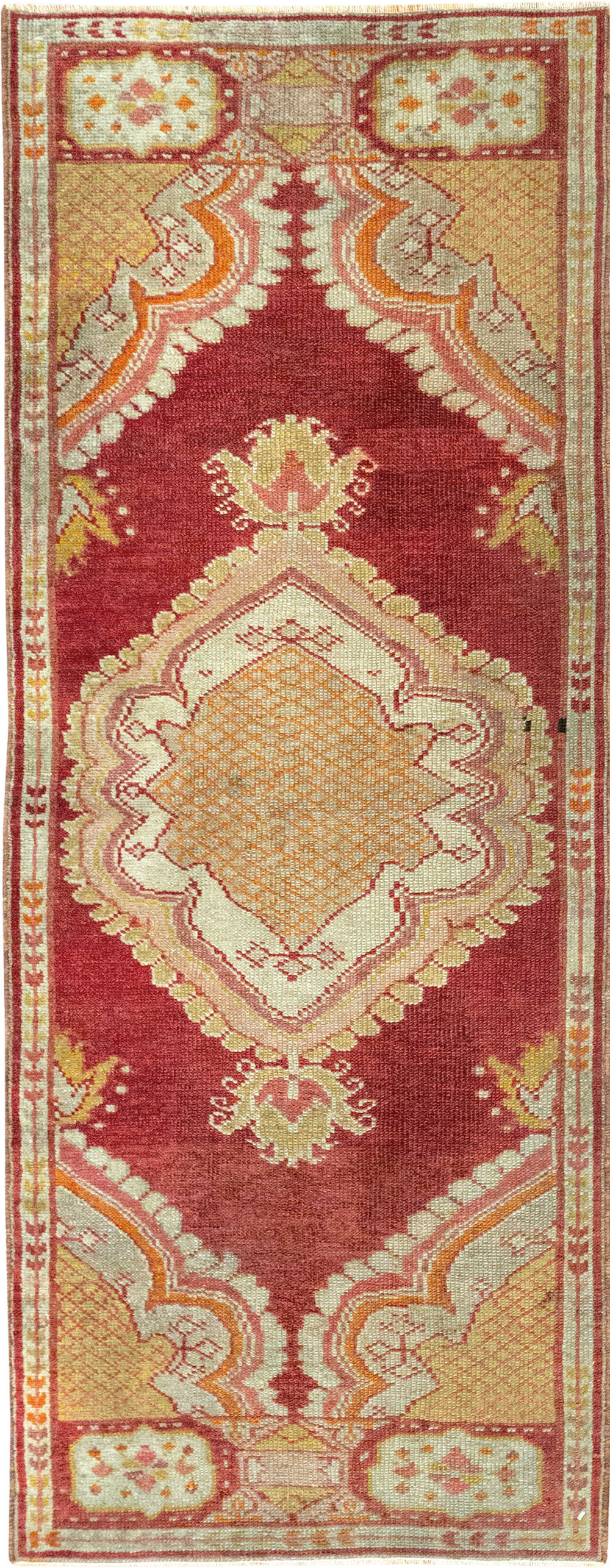 Vintage Turkish Oushak Rug, No.15996 - Gss