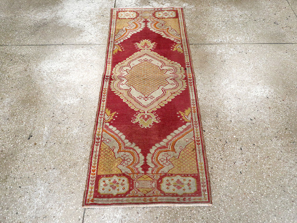 Vintage Turkish Oushak Rug, No.15996 - Gss