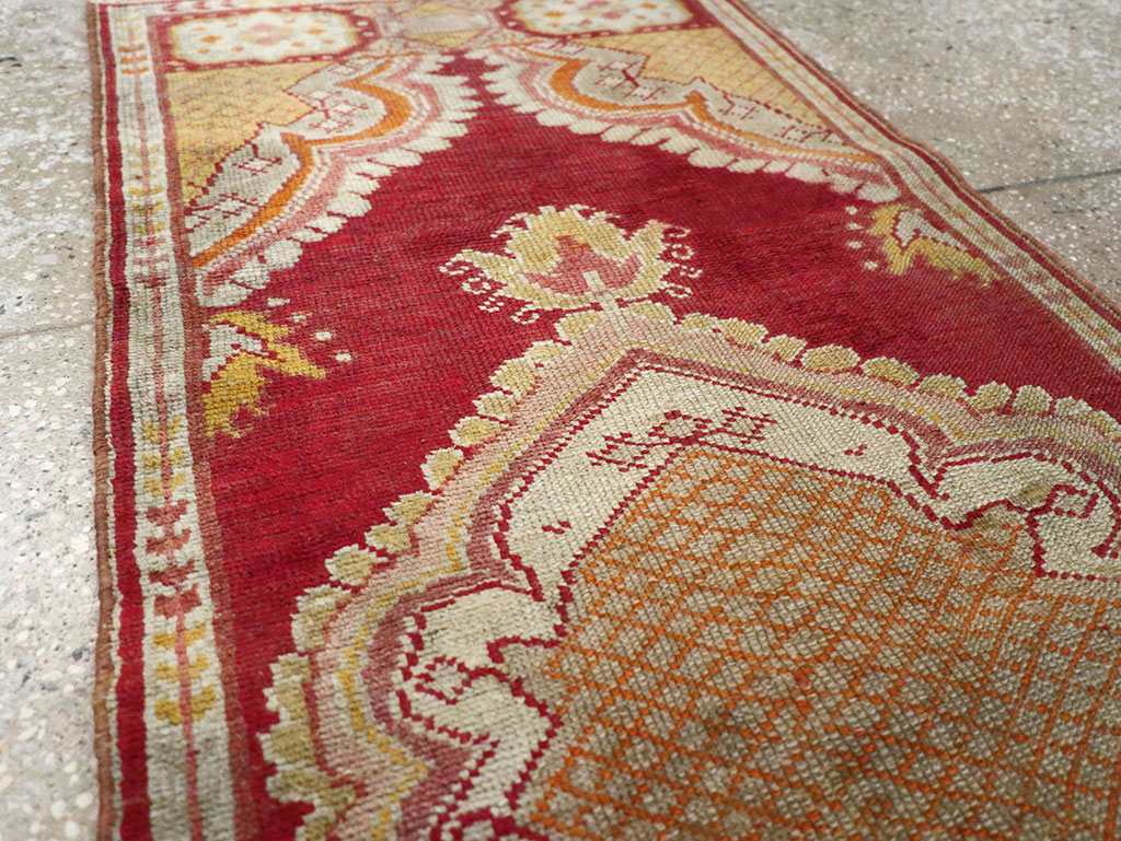 Vintage Turkish Oushak Rug, No.15996 - Gss