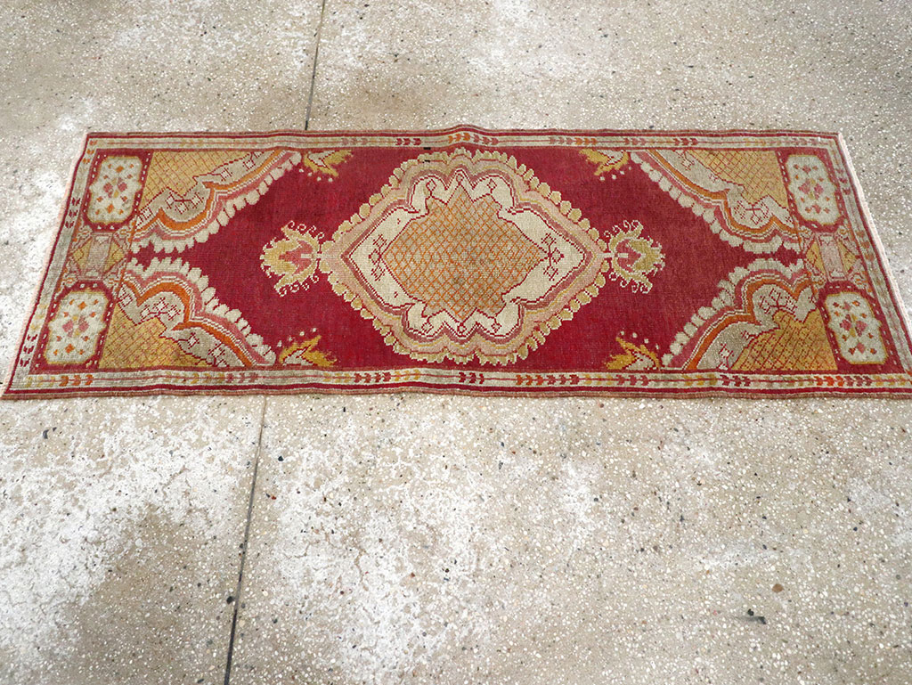 Vintage Turkish Oushak Rug, No.15996 - Gss