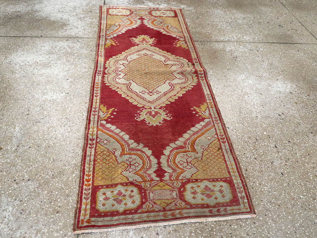 Vintage Turkish Oushak Rug, No.15996 - Gss