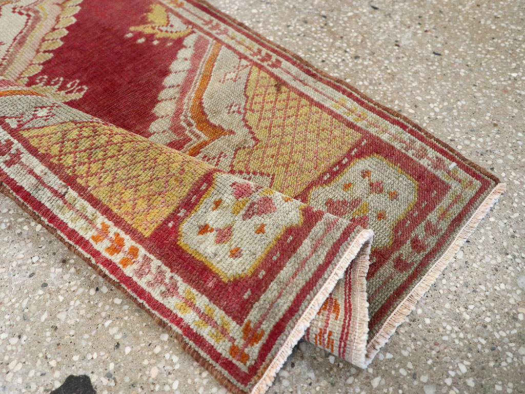 Vintage Turkish Oushak Rug, No.15996 - Gss