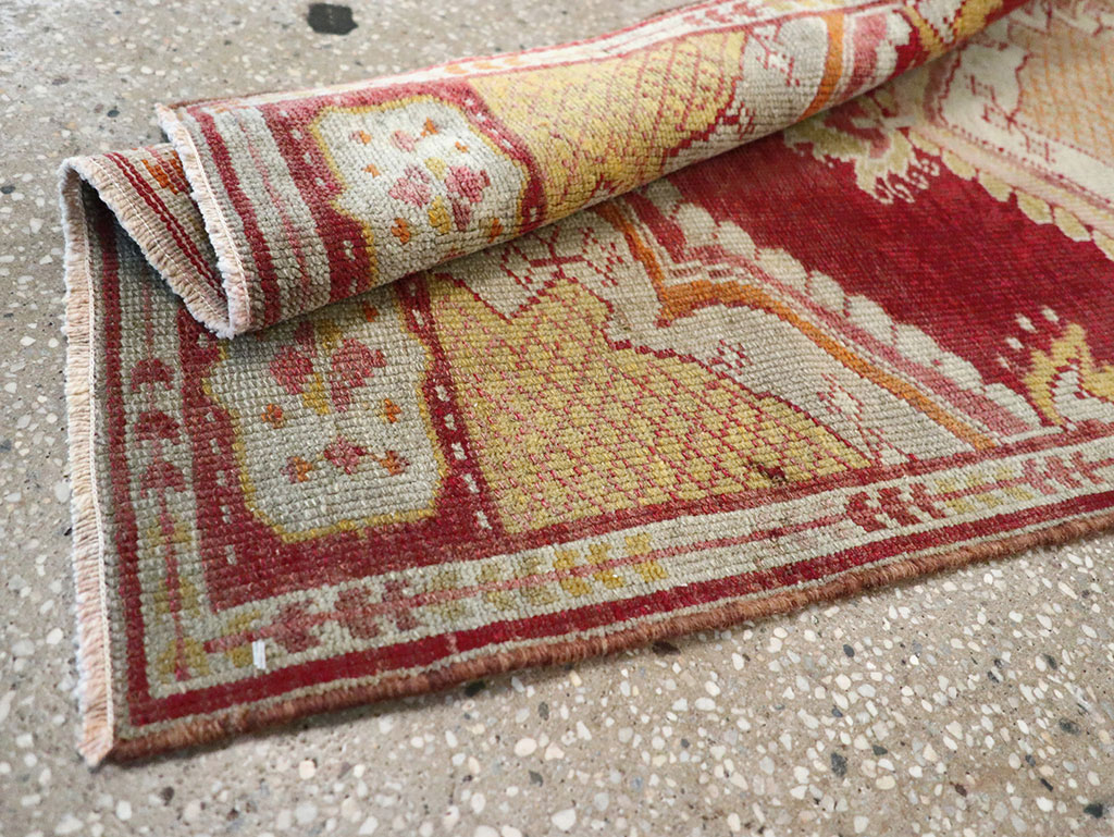 Vintage Turkish Oushak Rug, No.15996 - Gss