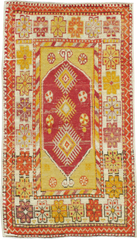 Vintage Turkish Oushak Rug, No.16002 - Gss
