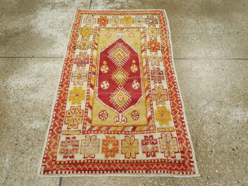 Vintage Turkish Oushak Rug, No.16002 - Gss