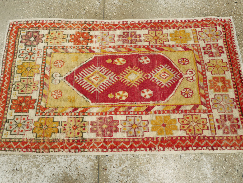Vintage Turkish Oushak Rug, No.16002 - Gss