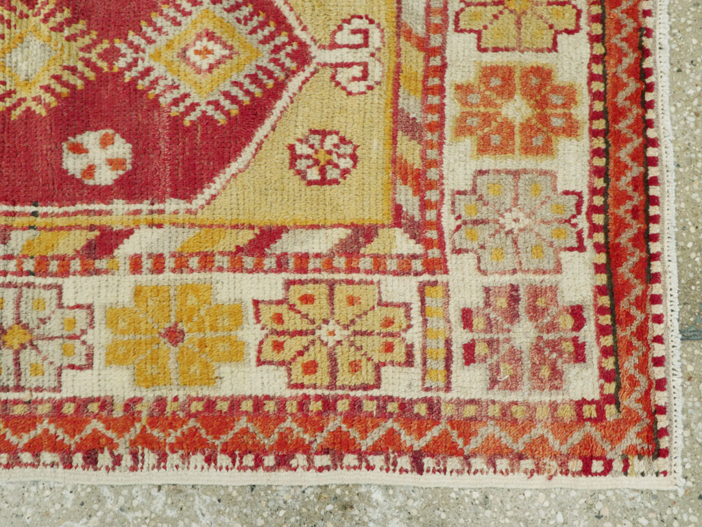 Vintage Turkish Oushak Rug, No.16002 - Gss