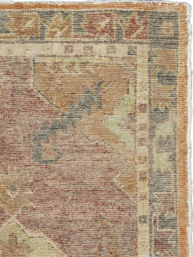 Antique Turkish Oushak Rug, No.16005 - Gss