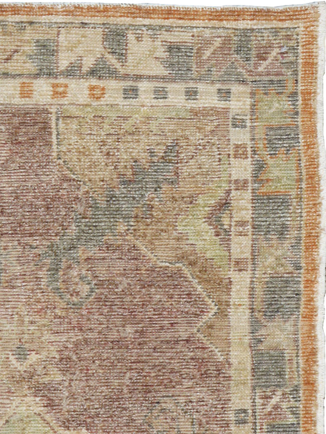 Antique Turkish Oushak Rug, No.16005 - Gss