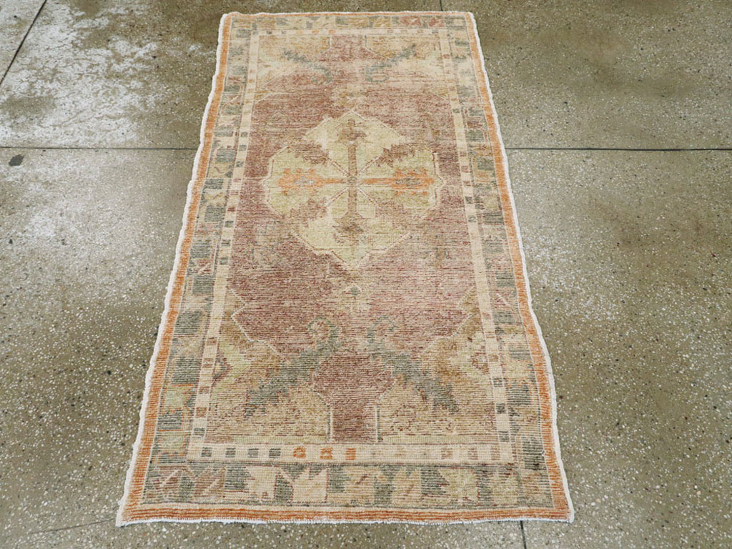 Antique Turkish Oushak Rug, No.16005 - Gss