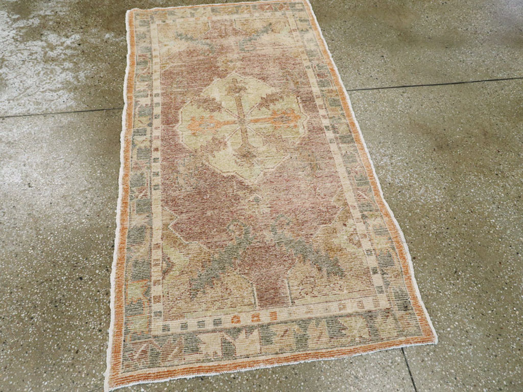 Antique Turkish Oushak Rug, No.16005 - Gss