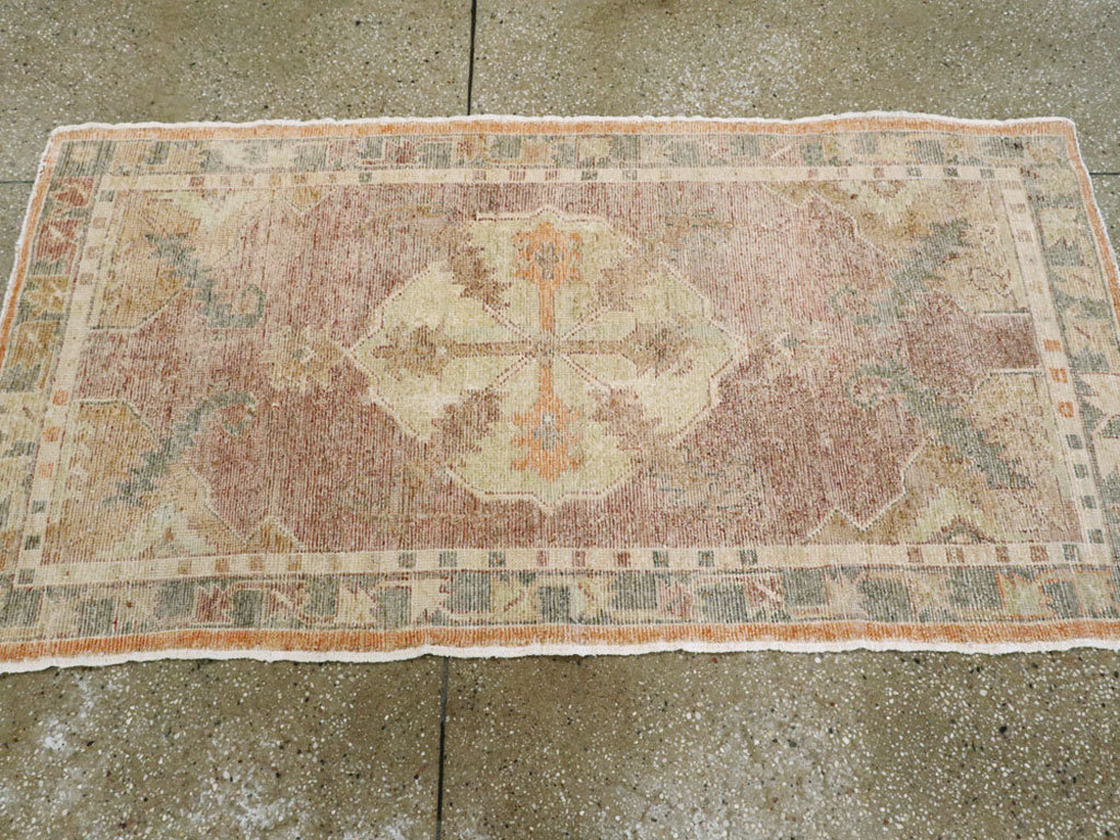 Antique Turkish Oushak Rug, No.16005 - Gss