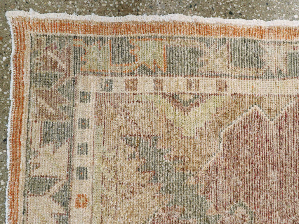 Antique Turkish Oushak Rug, No.16005 - Gss