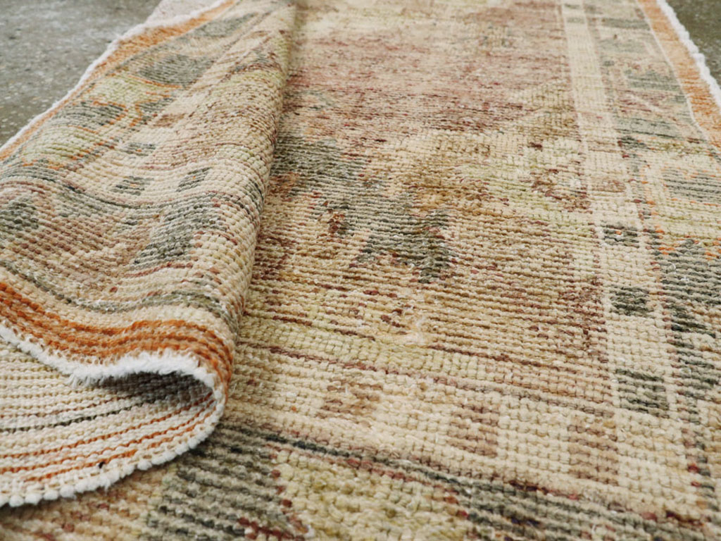 Antique Turkish Oushak Rug, No.16005 - Gss