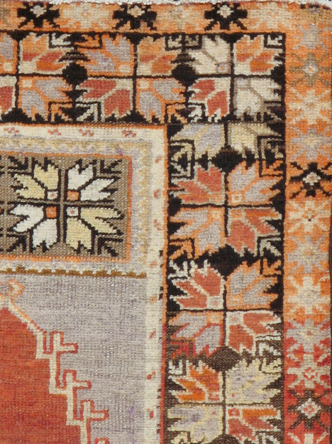 Antique Turkish Anatolian Rug, No.16012 - Gss