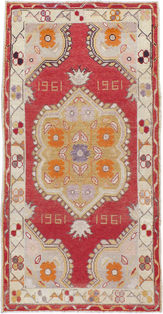 Vintage Turkish Oushak Rug, No.16019 - Gss